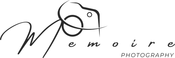 Logotipo de Memoire Photography, estudio de fotografía en Madrid