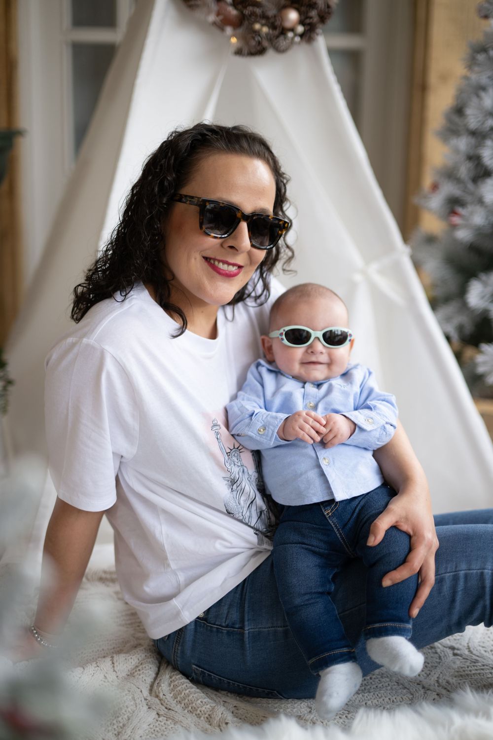 Fotografía de sesion 100 dias bebe madrid - Memoire Photography Madrid