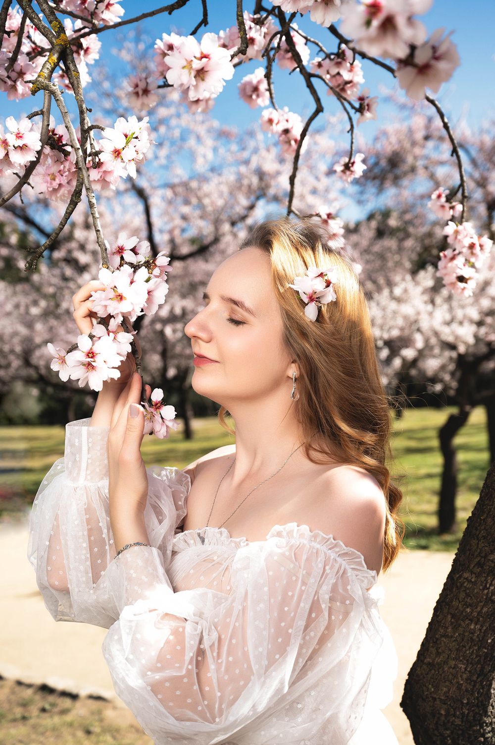 Fotografía de sesion de fotos almendros madrid - Memoire Photography Madrid