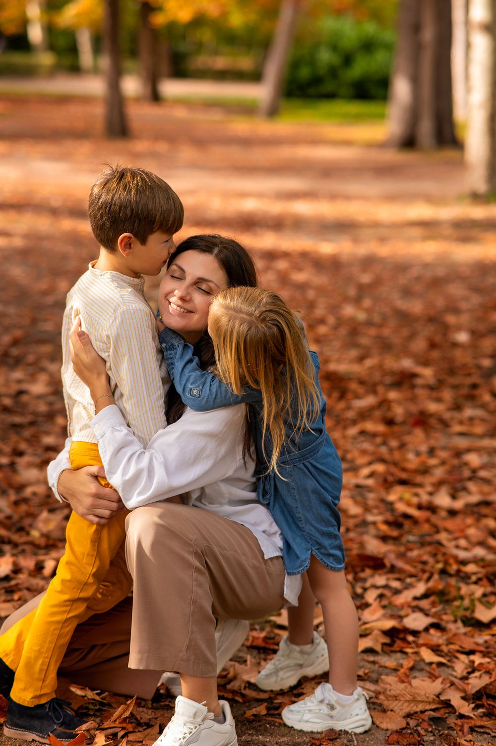 Fotografía de sesion de fotos en familia en el retiro - Memoire Photography Madrid